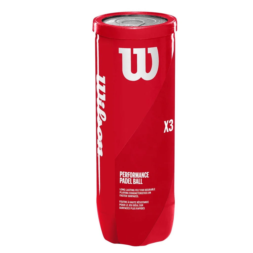 [WR8900801001] Pelotas de Pádel Wilson X3 Tarro 3P
