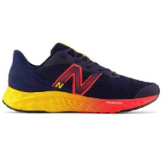 Zapato de Niño New Balance Fresh Foam Arishi v4 Azul Marino/Anaranjado (Bulto x 12 pares)