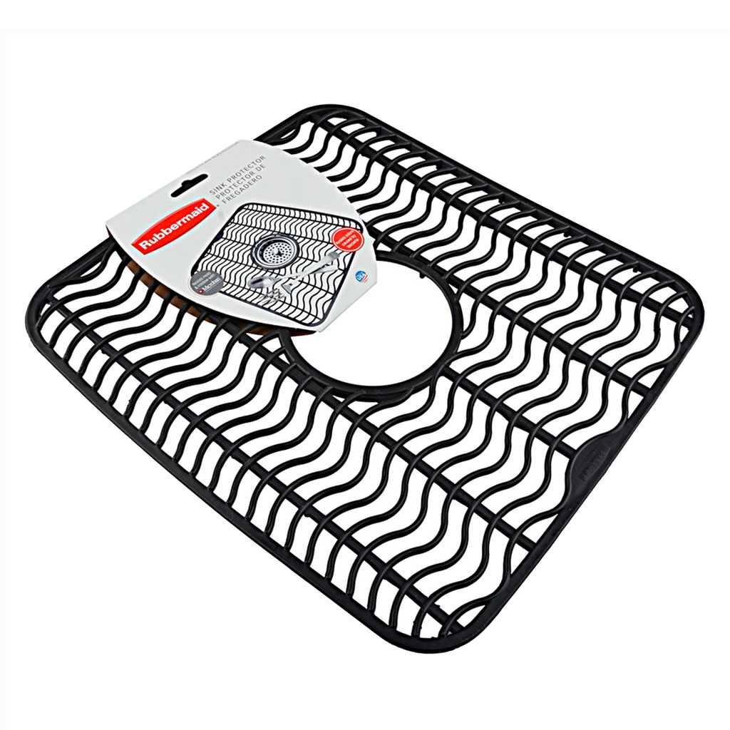 Protector De Fregaderos Antimicrobios Rubbermaid (negro)