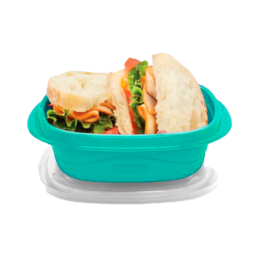 Set de Envases 8 piezas TakeAlongs Rubbermaid (Verde 686 ml)