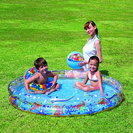 [#51075] Piscina para Niños Inflable de aros 1.47m x 25cm Bestway