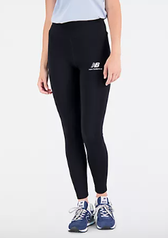 Pantalón Mujer New Balance Essentials Stacked Logo Negro (8 unidades)