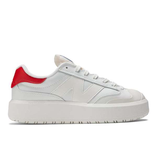 [CT302LH-D-10.5] Zapato Lifestyle New Balance CT302 (Blanco y Rojo, 10.5)