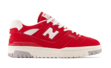 Zapato Lifestyle New Balance 550 Rojo y Blanco (12 pares)