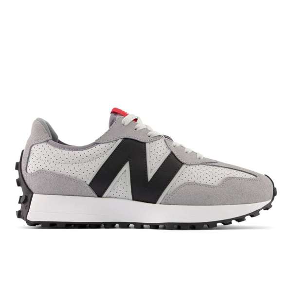[U327CG-D-10.5] Zapato Lifestyle New Balance 327 (Gris y Negro, 10.5)