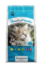 Arena para Gatos Bentysandy Jabón de Marcella Ultra absorbente y Ultra aglomerante 100% Bentonita 20L / 18Kg 3Unds