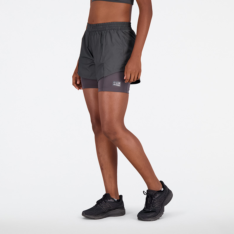[WS31274-ACK-L] Short 3 pulgadas 2 en 1 Mujer New Balance Impact Run AT (L)