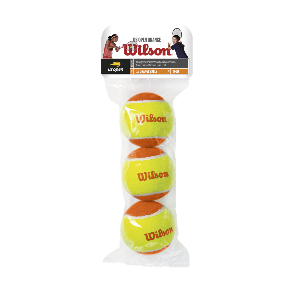 Pelotas de Tenis Wilson Transición punto Naranja x3 Pack