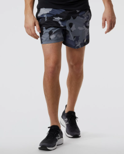 Short 5 pulgadas New Balance Accelerate Printed Gris (8 unidades)