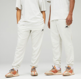 Pantalón Unisex New Balance Uni-ssentials French Terry Blanco (8 unidades)