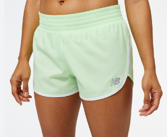 Short corto 2.5 pulgadas Mujer New Balance Accelerate Menta (8 unidades)