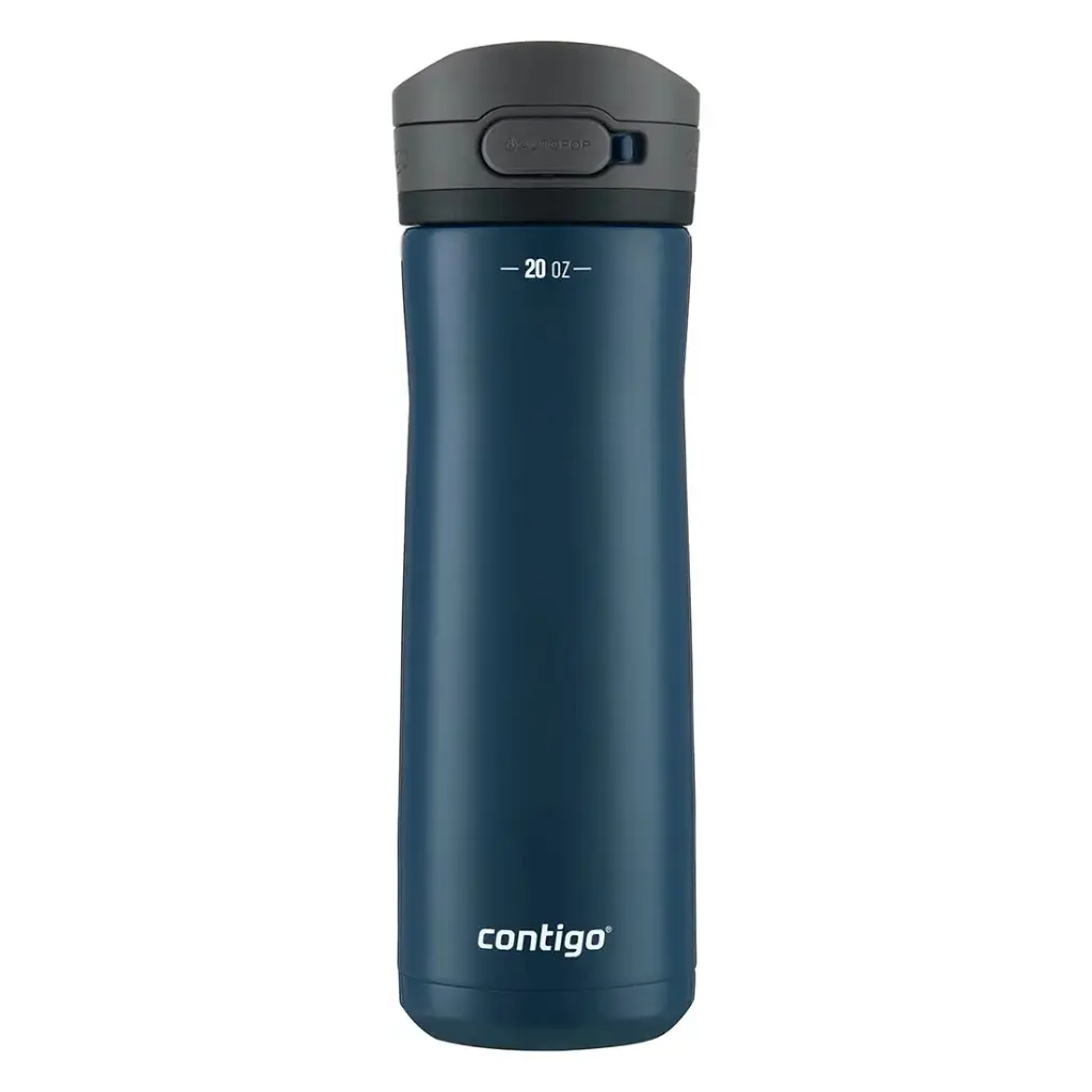 [2145149] Botella Térmica Contigo Jackson Chill 2.0 SS AutoPop 20Oz/590ml (Gris y Rosado)