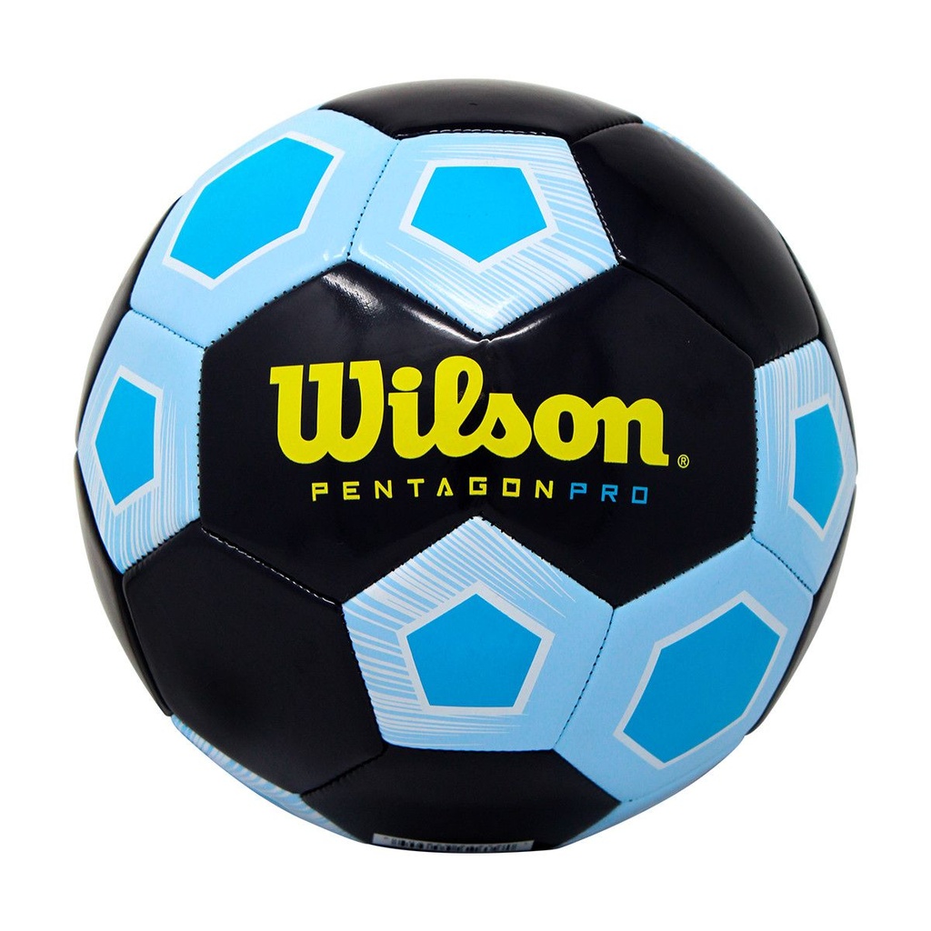 [WTE6508XB05] Balón de Fútbol Wilson Pentagon Pro (NO.5) (Negro y Azul)
