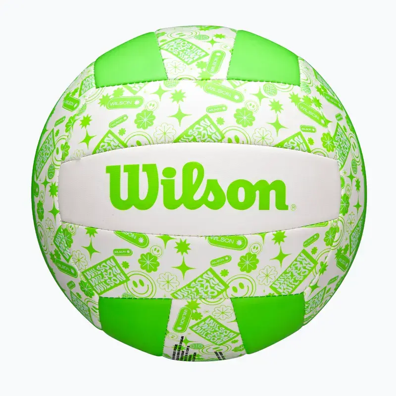 [WV4007502XBOF] Balón de Voleibol Wilson Seasonal VB No. 5 (Verde y Blanco)