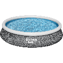 Set de Piscina Inflable Redonda y Bomba de Filtrado Bestway Fast Set 4.57m x 84cm