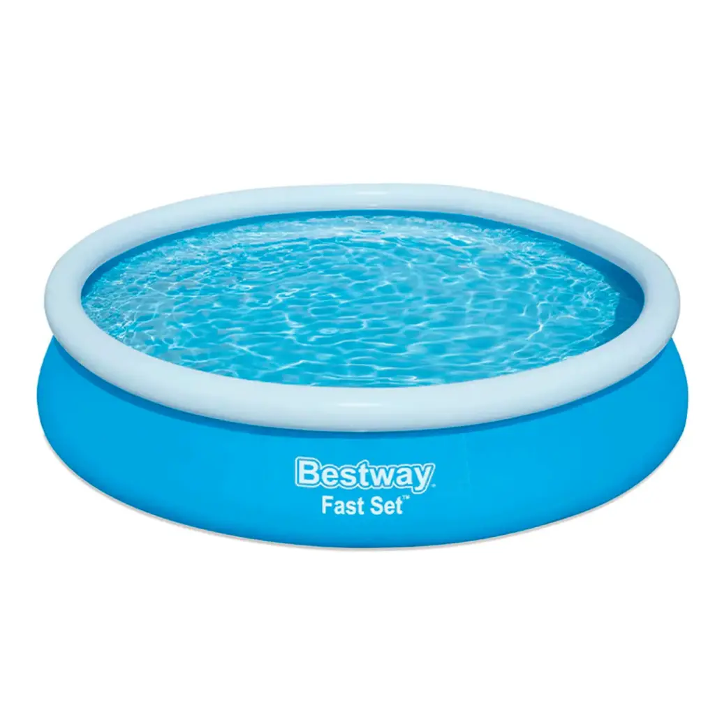 Set de Piscina Inflable Redonda y Bomba de Filtrado Bestway Fast Set 3.66m x 76cm