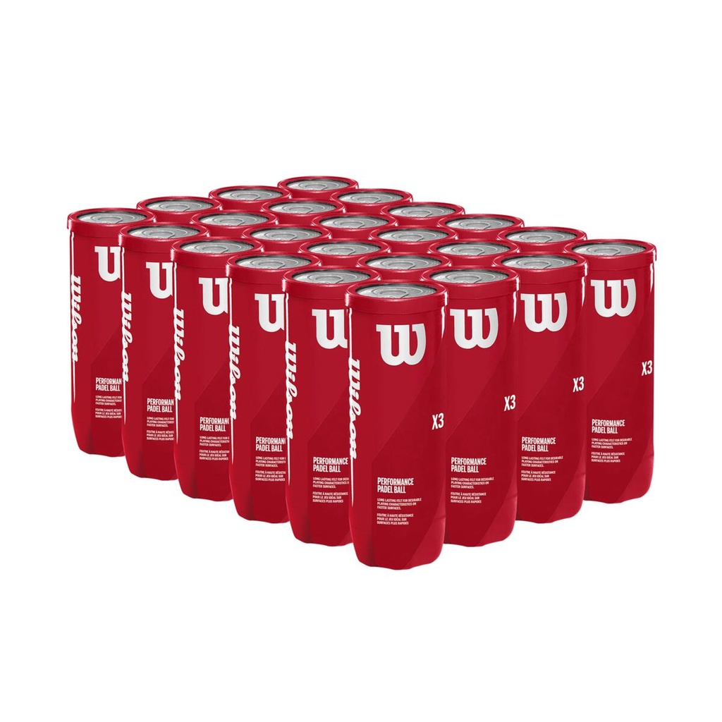 [COMBOWR8900801001TX24] Caja X24 Pelotas de Padel Wilson Tarro 3P