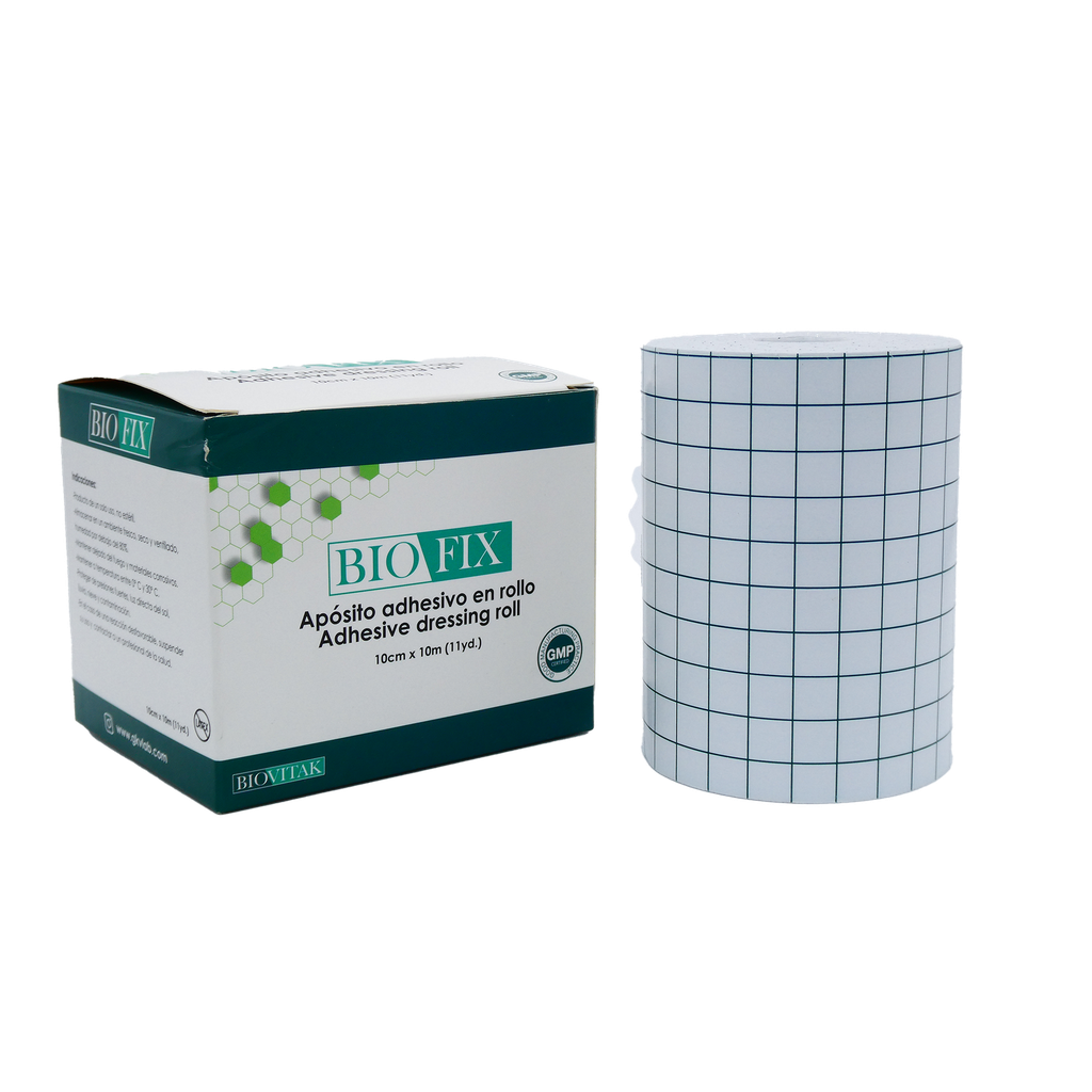 Apósito Adhesivo en Rollo 10cm x 10m (11yd.) Biofix 