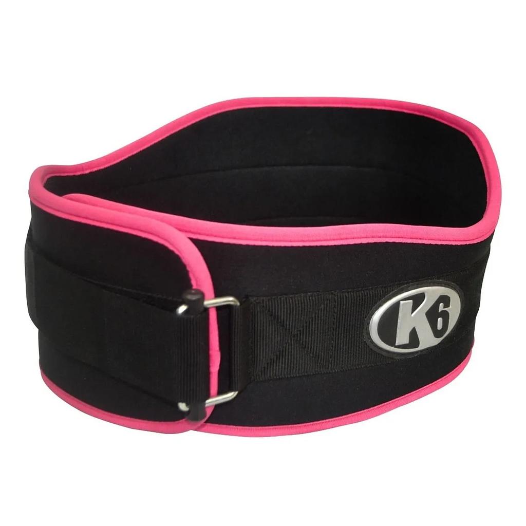 Cinturon para levantar pesas K6 Supremacy rosado