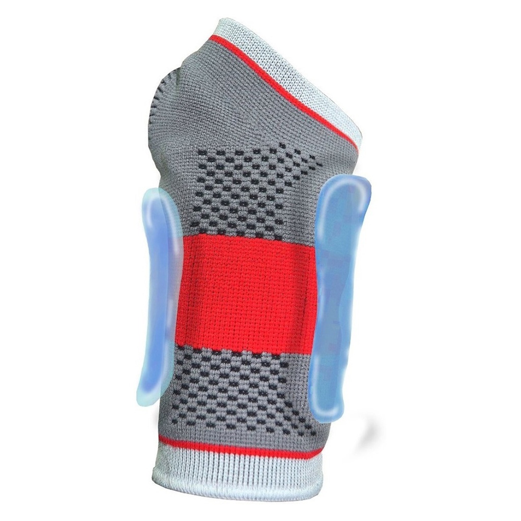 [67888] Muñequera K6 de Tela con Gel para Atletas (L)