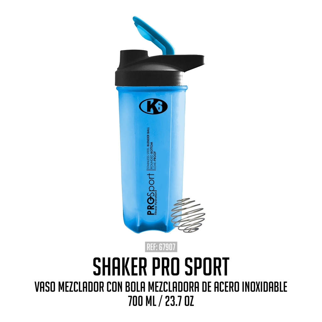 [67907] Vaso Mezclador K6 Pro Sport 700 ml (AZUL)