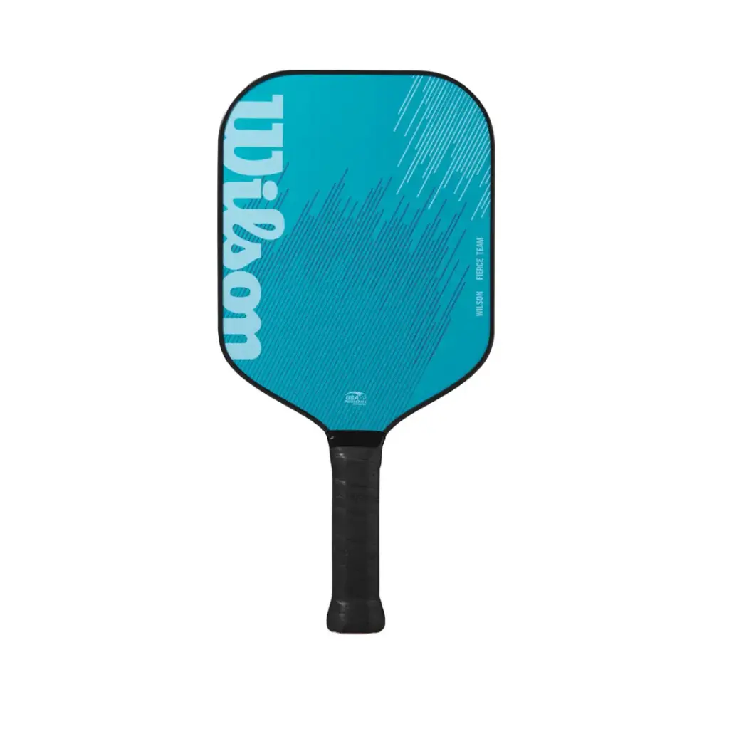 [WR160411U2]  Pala de Pickleball Wilson Fierce Team 13mm (234grs)   (Negro y Azul)