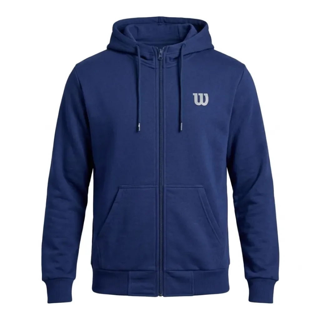 [19126-L] Chaqueta Con Felpa Wilson 19119  (L, AZUL MARINO)