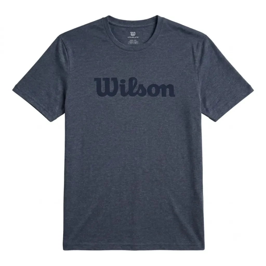 [19073] Camiseta Manga Corta Wilson 19060  (L, AZUL MARINO)