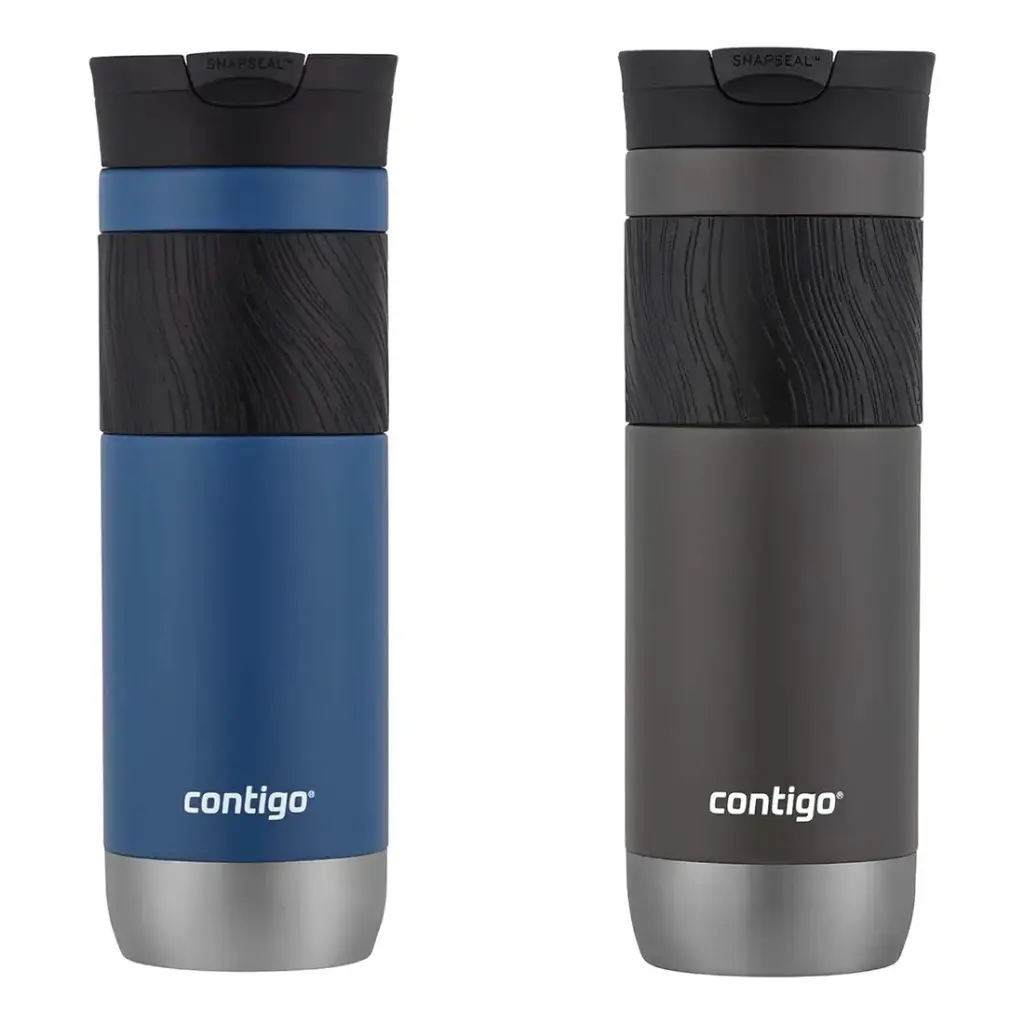[2104596] Botella Térmica Contigo Byron 2.0 SS SnapSeal 20oz/590ml Set de 2 unds