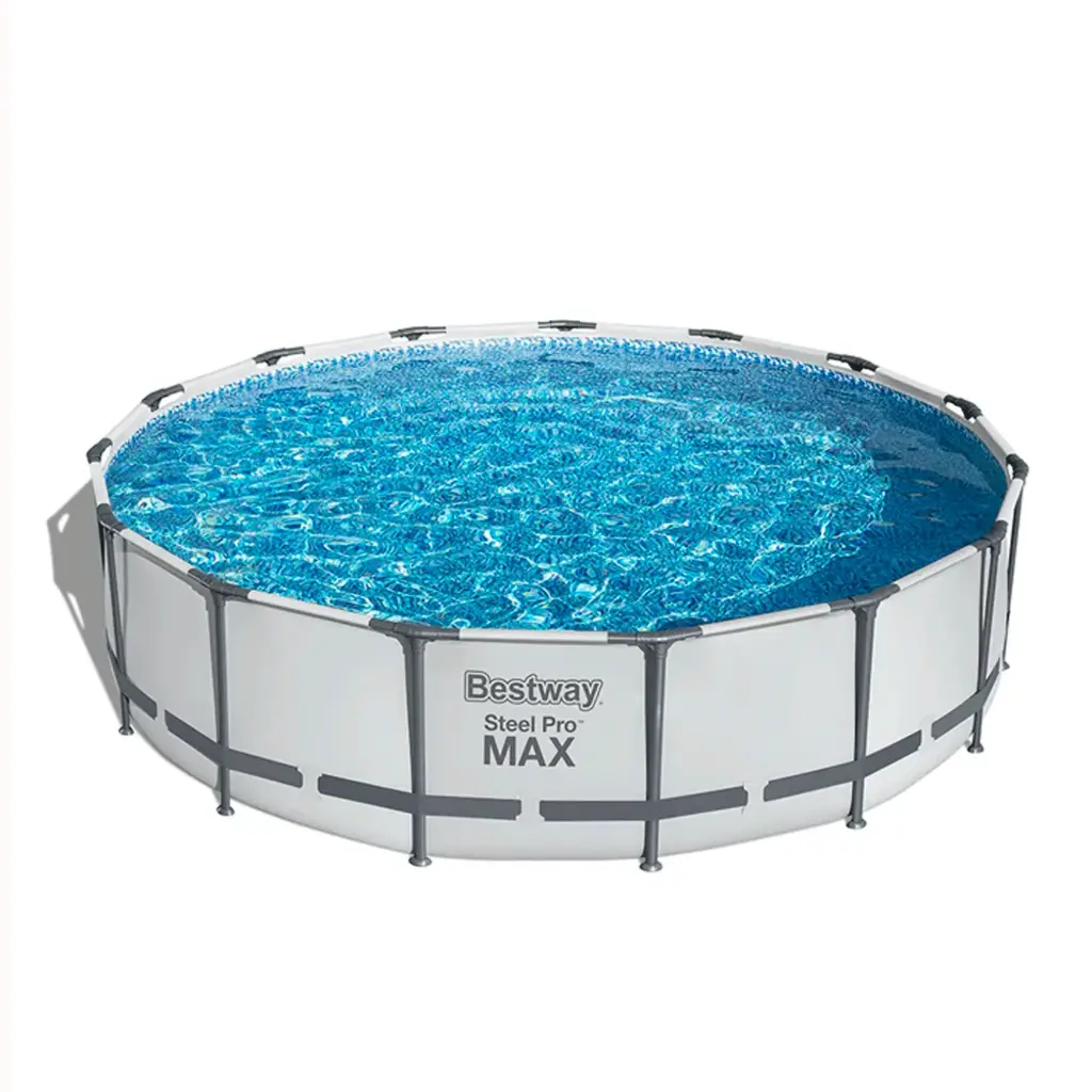 [56439] Piscina Redonda Armable Bestway Steel Pro MAX 4.57m x 1.22m con Bomba de filtración