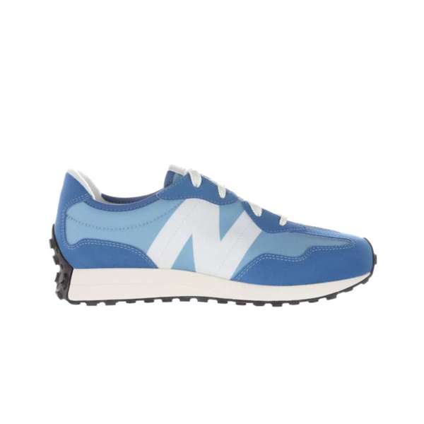[GS327PW-M-10.5] Zapato Lifestyle Infantil New Balance 327 (Azul y Blanco, 10.5)