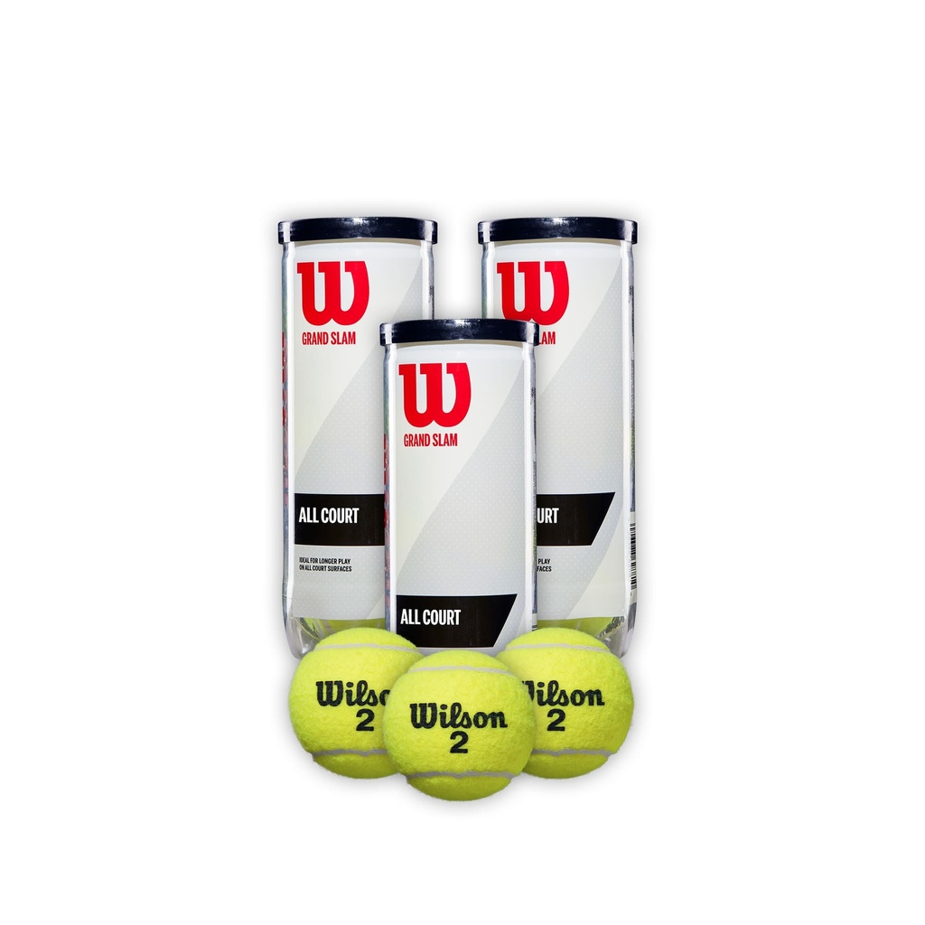 [COMBOWRT1043X3T] Combo Pelotas de Tenis Wilson Grand Slam Tarro 3P X 3T