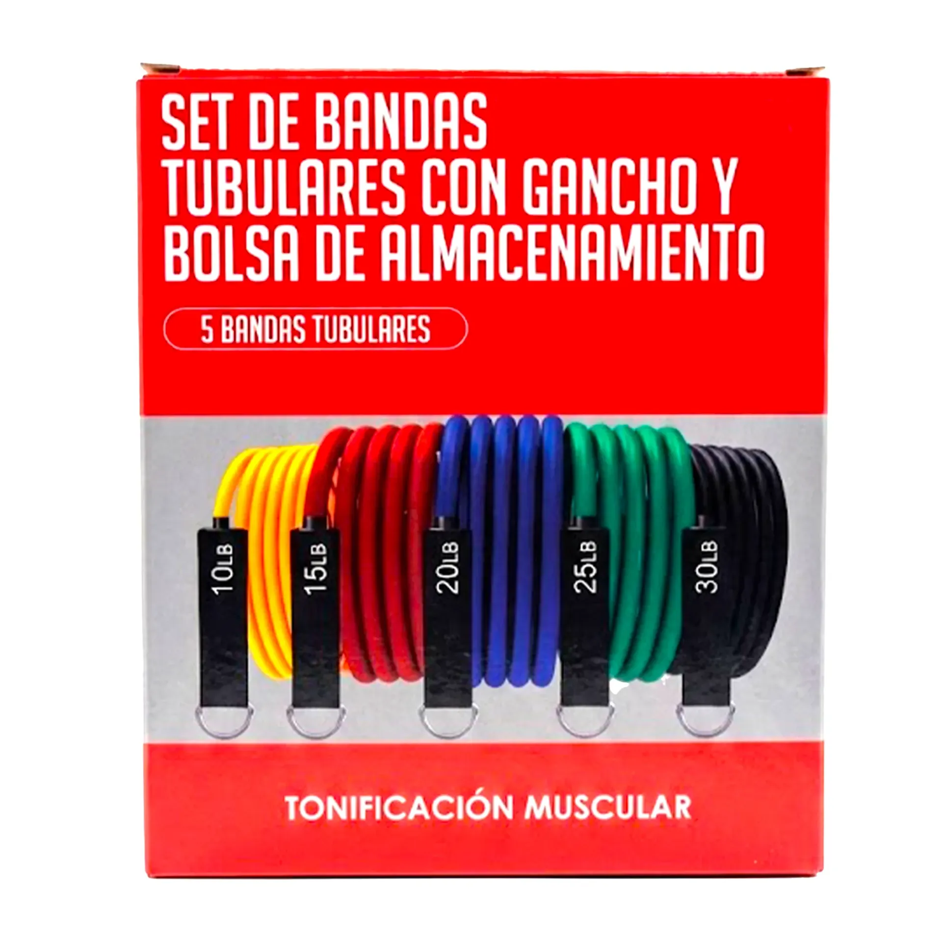 Set de Bandas Tubulares con Gancho y Accesorios K6