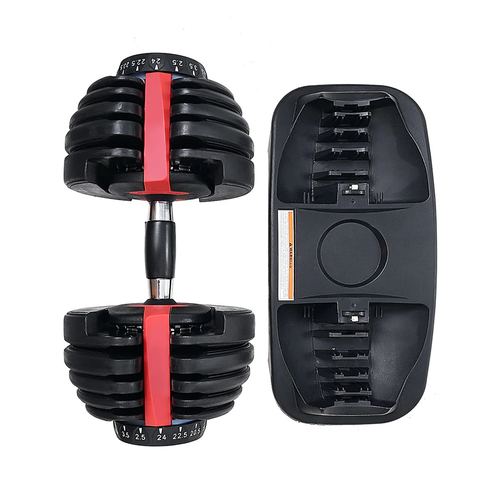 [66856] Mancuerna Ajustable K6 Professional 24 kg – Sistema de Ajuste Rapido