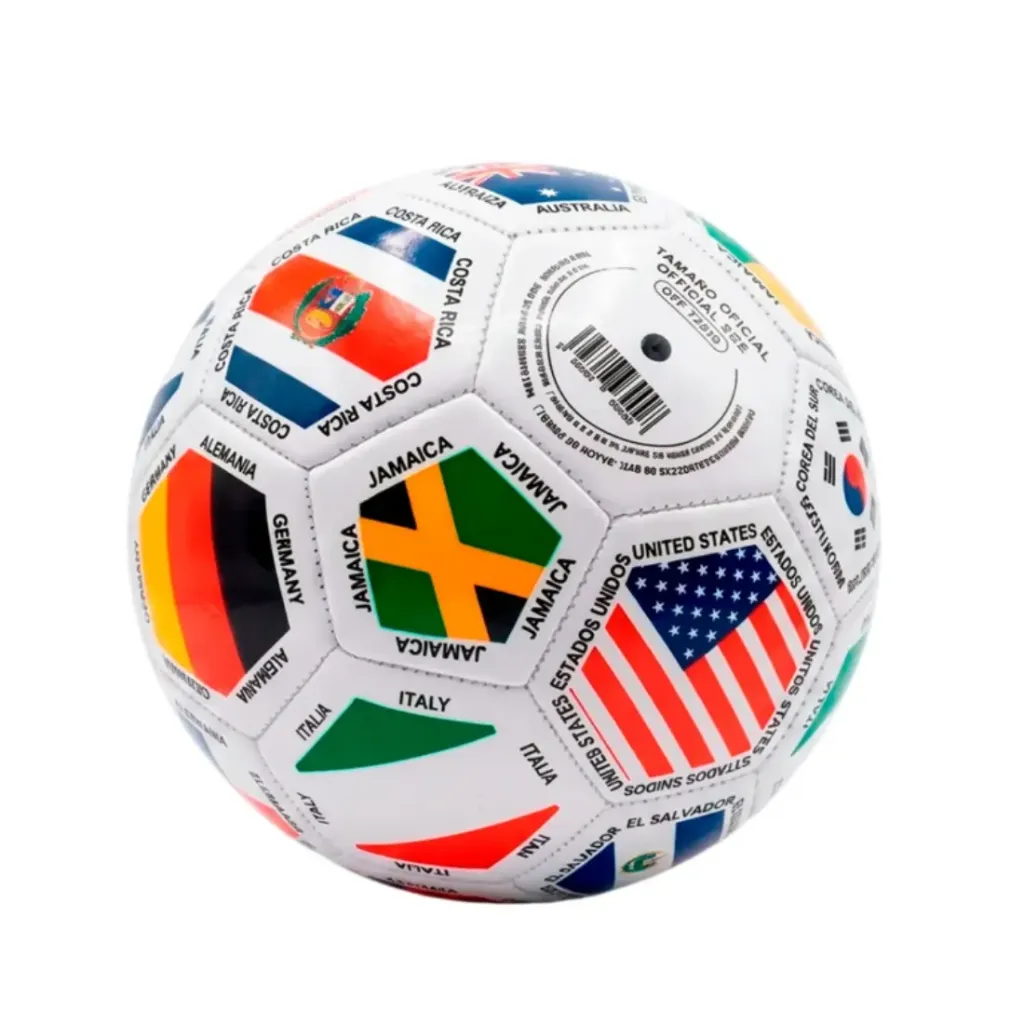 [93112] Balón de Fútbol Mini No.2 Banderas Mundial