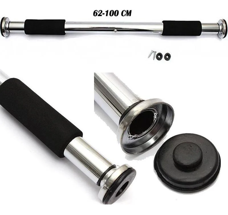 [66706] Barra de Dominadas Expandible K6 – Ajustable 63-100 cm con seguro de puerta