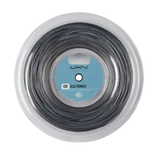 [WR8302301130] Rollo de Cuerda para Raquetas Wilson Luxilon Alu Power 130 Silver (REEL 200M)