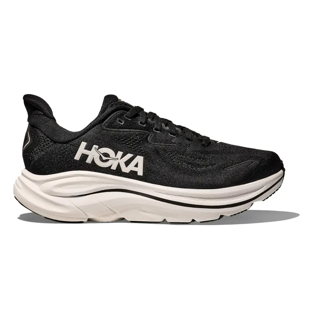 [1162031-BWHT-6.5] Zapato Dama Running Hoka W Clifton 10 (Blanco y Negro, 6.5)