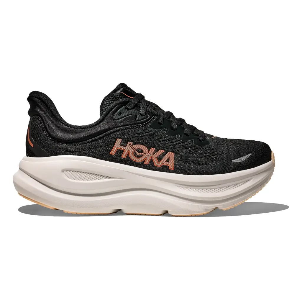 Zapato Dama Running Hoka W Bondi 9 (Negro y Blanco, 10.5)