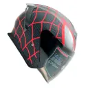 Casco Semi Integral Edge Bonnie Miles Morales Luz Led