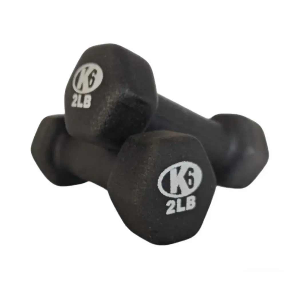 Mancuerna K6 de Neopreno 2LB