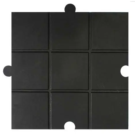 Piso de Caucho Reciclado K6 fitness 50cm x 50cm (1cm de Grosor)