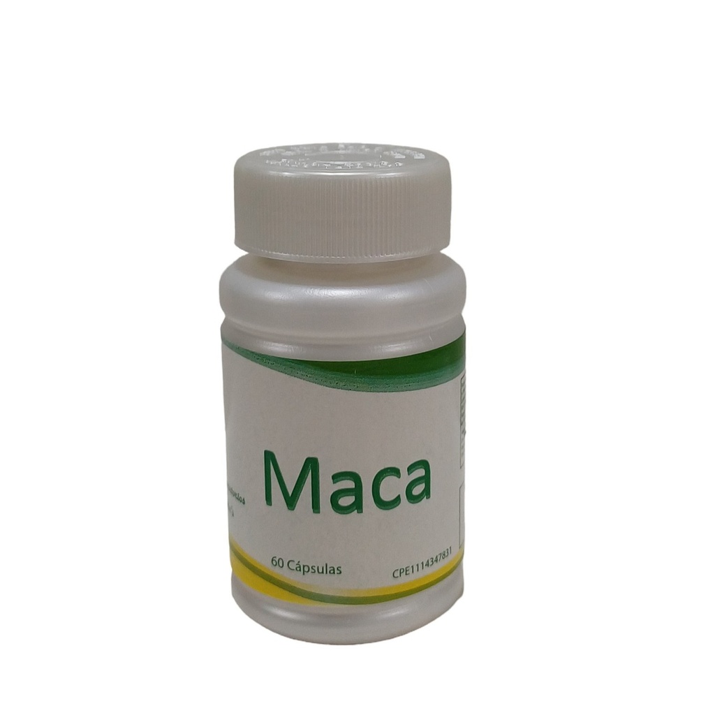Maca Laboratorios Baron's Energía y Equilibrio Hormonal Natural 500mg 60 Cápsulas