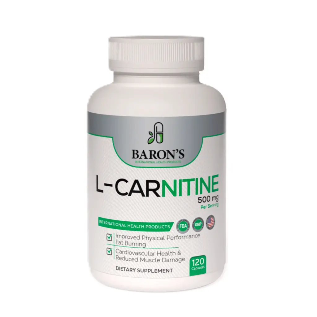 L-Carnitina Baron's 500mg 120 Cápsulas 