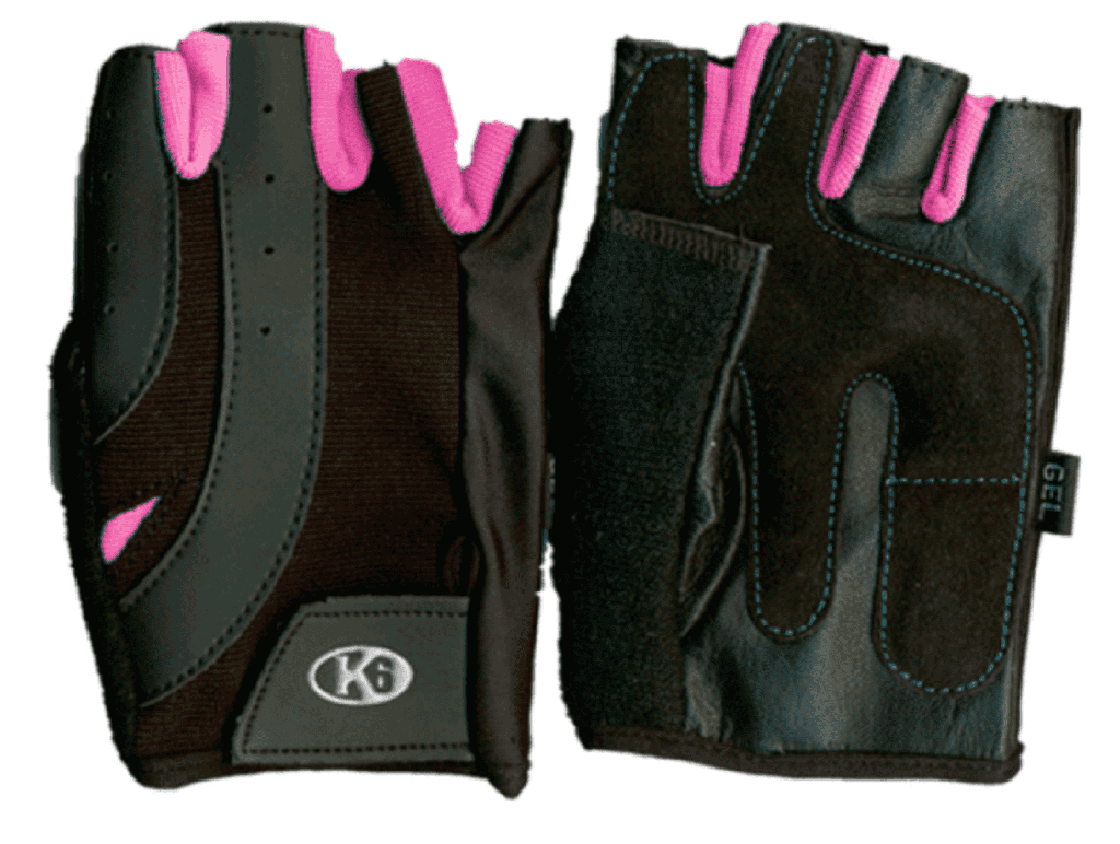[66975] Guantes para Pesas K6 sin muñequera Energetic (FUCSIA, L)