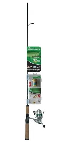Combo spinning Shakespeare Pesca de Trucha