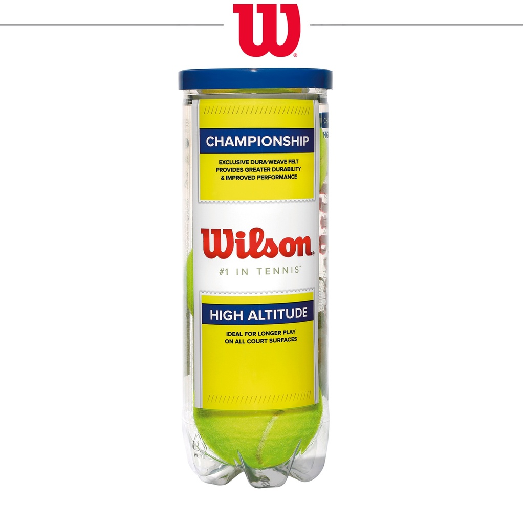 Pelotas de Tenis Wilson Championship High Altitude en Envase 3 unidades (T1002)