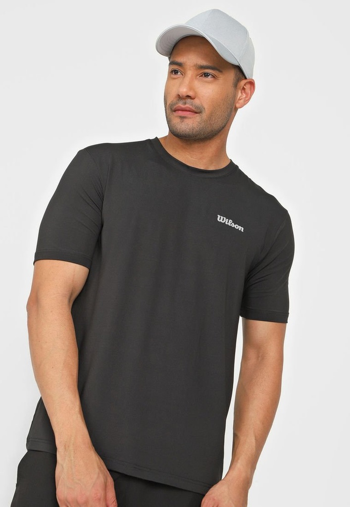 Camiseta Wilson Ultra Light Cuello Redondo Caballero 59034 Negro