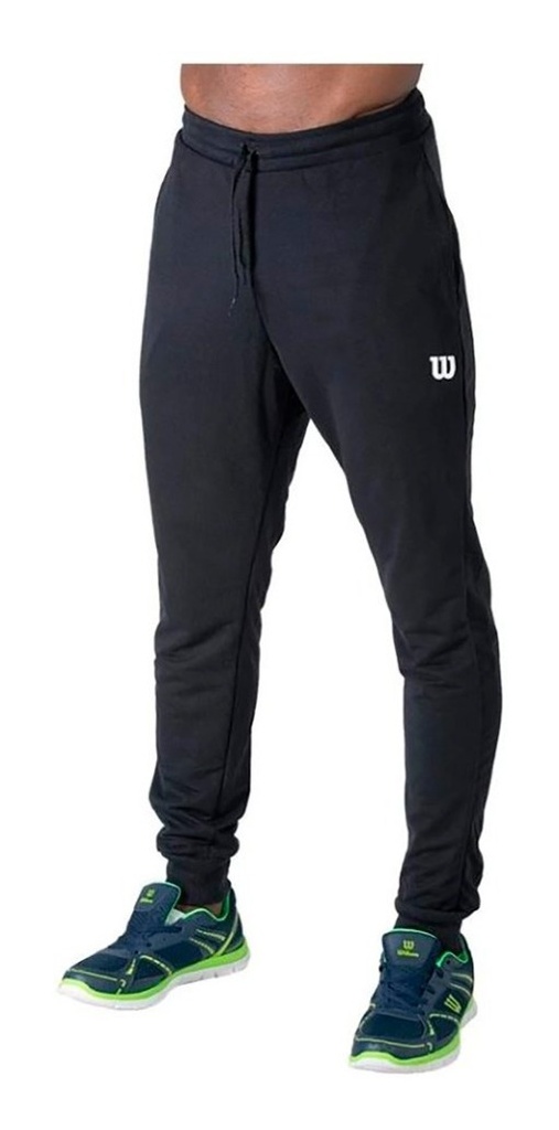 [WT79749] Mono tipo Jogger Wilson French Terry Jaspe Caballero 79527 Negro (L)
