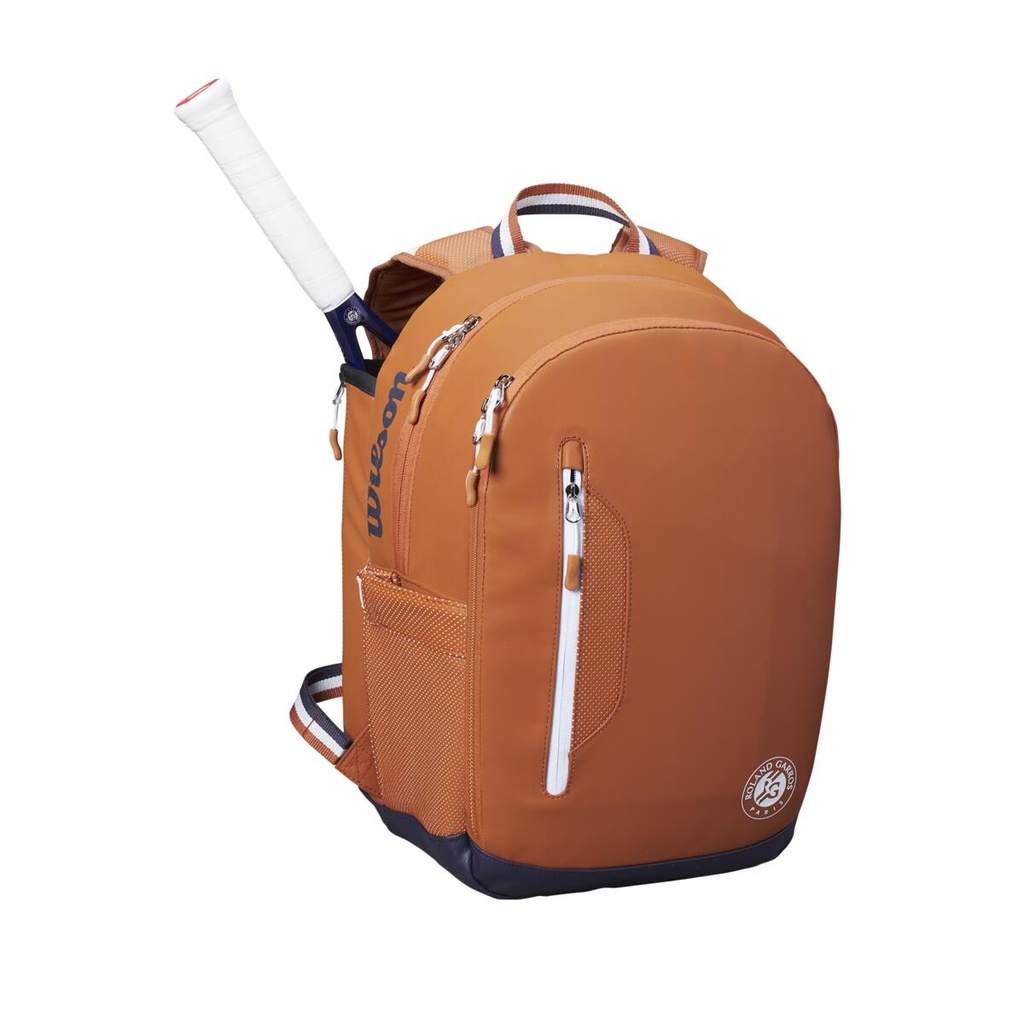 [WR8006601001] Bolso de Tenis Wilson Roland Garros Tour Backpack (Mrr/Bl) (Z660100)